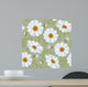 Floral Seamless Pattern Daisy Wall Decal