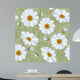 Floral Seamless Pattern Daisy Wall Decal