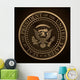 US Golden Presidential Seal Emboss 