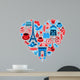 Love Paris heart symbol 