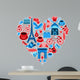 Love Paris heart symbol 