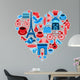Love Paris heart symbol 