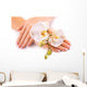 french manicure orchid Wall Decal