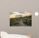 Blue sky Summer beach sunset landscape 