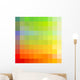 Colorful rainbow mosaic background Wall Mural