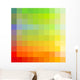 Colorful rainbow mosaic background Wall Mural