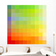 Colorful rainbow mosaic background Wall Mural