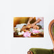 Beautiful woman having massage. Wall Mural