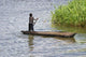 Young Boy Dugout Canoe Wall Decal