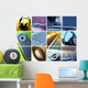 technology montage Wall Mural