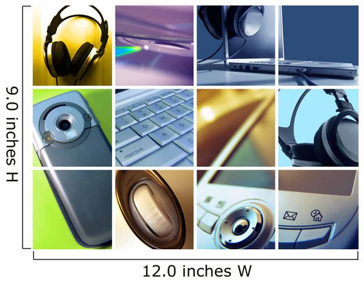 technology montage Wall Mural