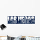 Contour of the city of Las Vegas Wall Mural