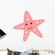 Pink Starfish Wall Decal