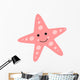 Pink Starfish Wall Decal