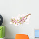 Sakura cherry branch Wall Mural