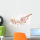 Sakura cherry branch Wall Mural