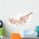 Sakura cherry branch Wall Mural