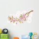 Sakura cherry branch Wall Mural