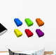 Colorful Toy Building Blocks Wall Decal