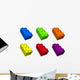 Colorful Toy Building Blocks Wall Decal
