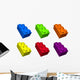Colorful Toy Building Blocks Wall Decal