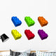 Colorful Toy Building Blocks Wall Decal