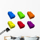Colorful Toy Building Blocks Wall Decal