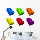 Colorful Toy Building Blocks Wall Decal