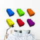 Colorful Toy Building Blocks Wall Decal