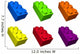 Colorful Toy Building Blocks Wall Decal
