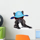 Vacationing French Bulldog Wall Decal