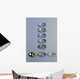 Elevator buttons Wall Mural