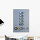Elevator buttons Wall Mural