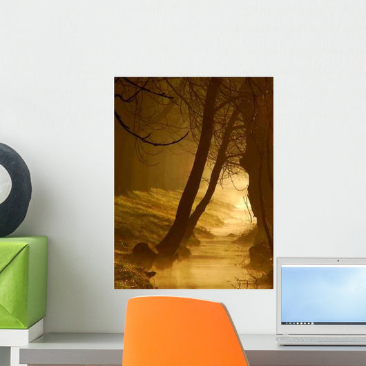 Magic Golden Creek Wall Decal