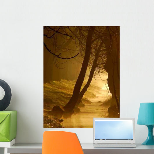 Magic Golden Creek Wall Decal