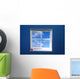 Window and Blue Sky Concept of Freedom Wall Mural