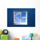 Window and Blue Sky Concept of Freedom Wall Mural