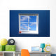 Window and Blue Sky Concept of Freedom Wall Mural