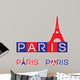 Paris, France Wall Decal
