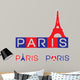 Paris, France Wall Decal