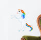 Rainbow horse Wall Decal