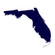 Map of the US State of Florida 