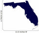 Map of the US State of Florida 