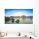 Halong bay Vietnam panoramic view Wall Mural
