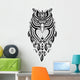 Decorative Owl. Ethnic pattern. Wall Decal