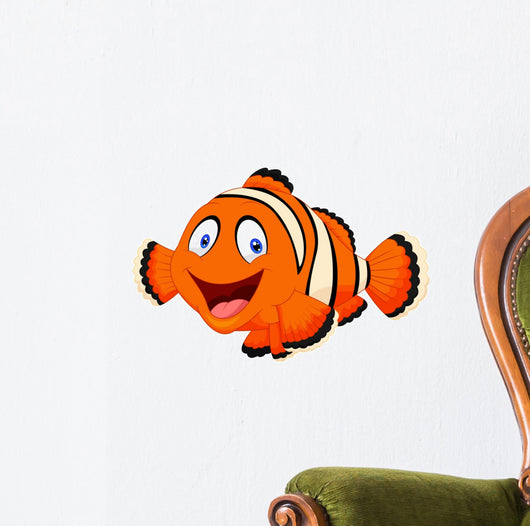Cute Clown Fish Wall Decal
