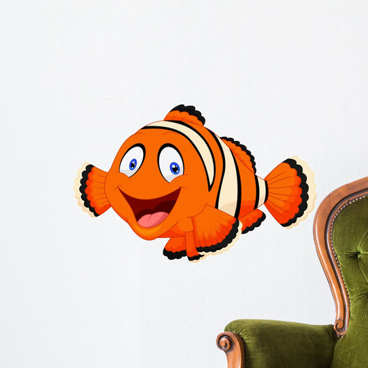 Cute Clown Fish Wall Decal