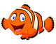 Cute Clown Fish Wall Decal