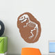 Cartoon Tyrannosaurus rex fossil Wall Decal
