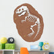 Cartoon Tyrannosaurus rex fossil Wall Decal